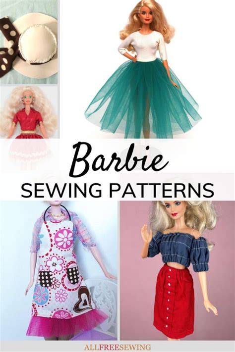 barbie patterns|10 Free Barbie Sewing Patterns .